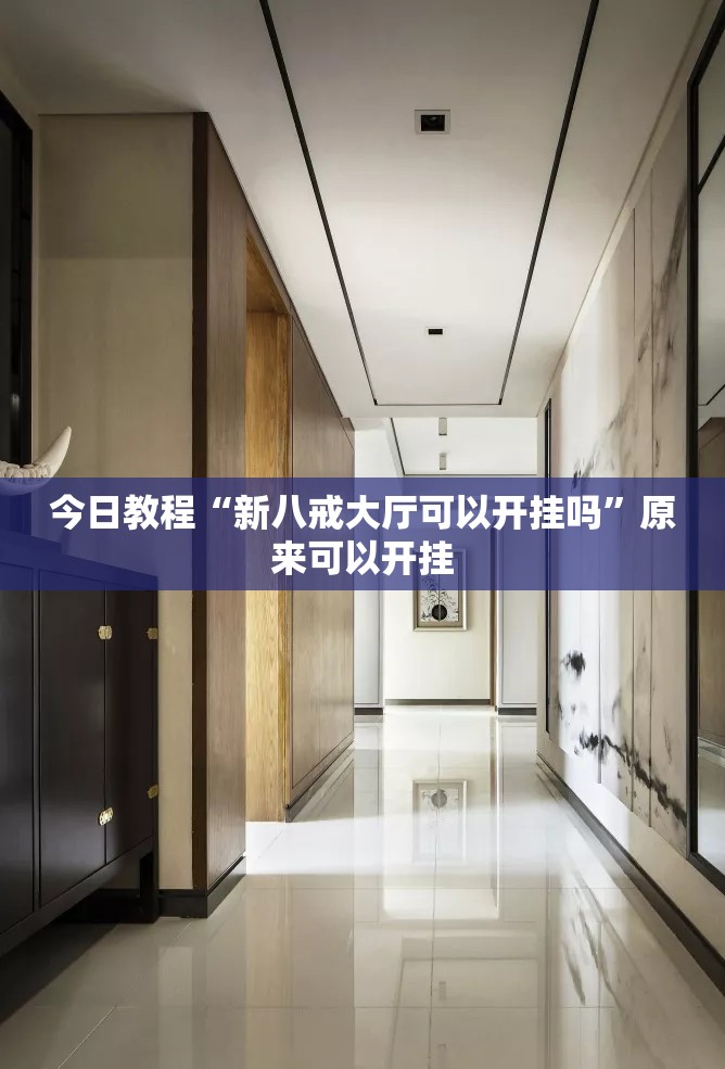 今日教程“新八戒大厅可以开挂吗”原来可以开挂