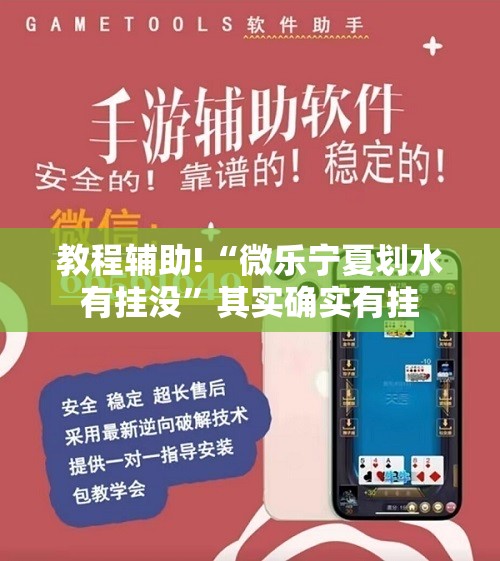 教程辅助!“微乐宁夏划水有挂没”其实确实有挂