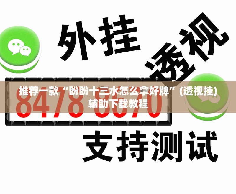 推荐一款“盼盼十三水怎么拿好牌”(透视挂)辅助下载教程
