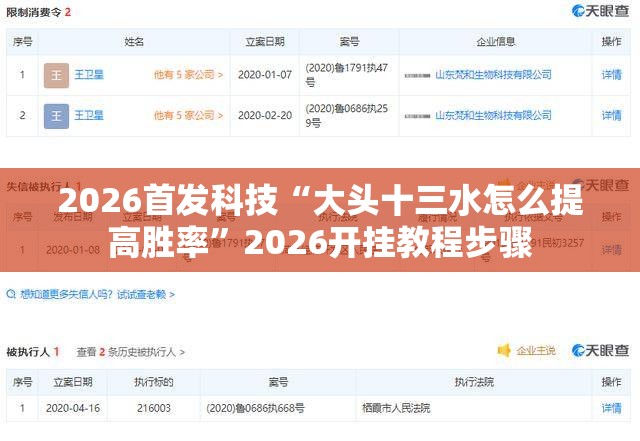 2026首发科技“大头十三水怎么提高胜率”2026开挂教程步骤