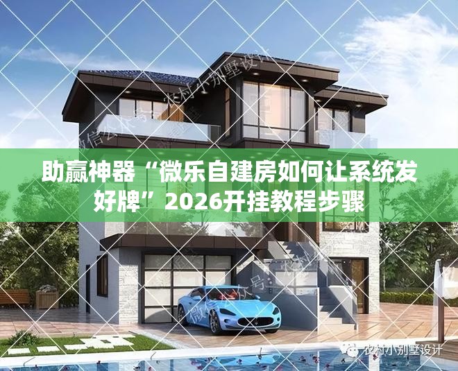 助赢神器“微乐自建房如何让系统发好牌”2026开挂教程步骤
