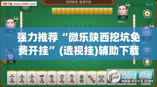 强力推荐“微乐陕西挖坑免费开挂”(透视挂)辅助下载教程