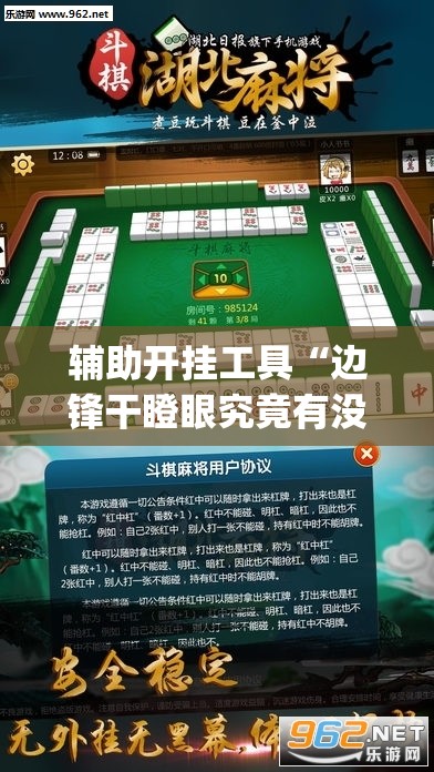辅助开挂工具“边锋干瞪眼究竟有没有挂”(免费)开挂辅助教学(最新辅助开挂教程)