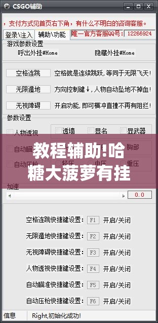 教程辅助!哈糖大菠萝有挂吗(透视)”开挂辅助脚本+详细开挂安装教程