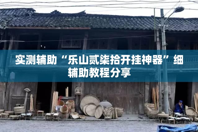 实测辅助“乐山贰柒拾开挂神器	”细辅助教程分享