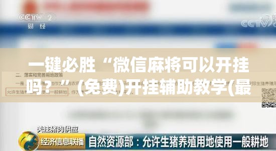 一键必胜“微信麻将可以开挂吗？”(免费)开挂辅助教学(最新辅助开挂教程)