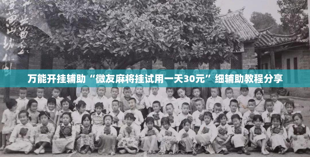 万能开挂辅助“微友麻将挂试用一天30元	”细辅助教程分享