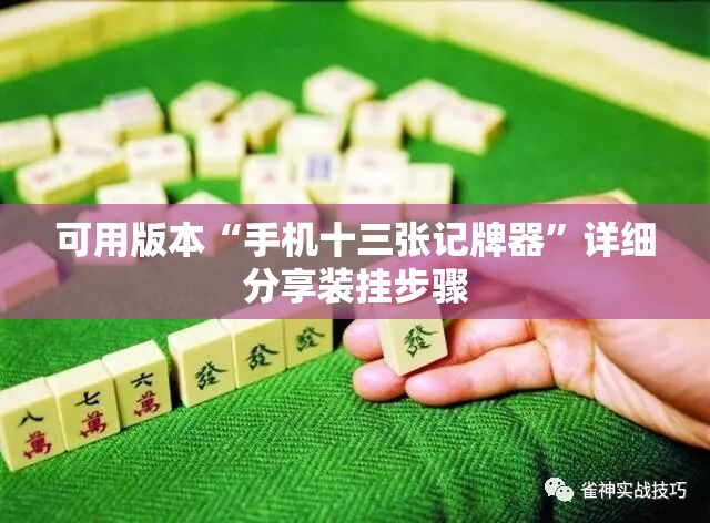 可用版本“手机十三张记牌器”详细分享装挂步骤