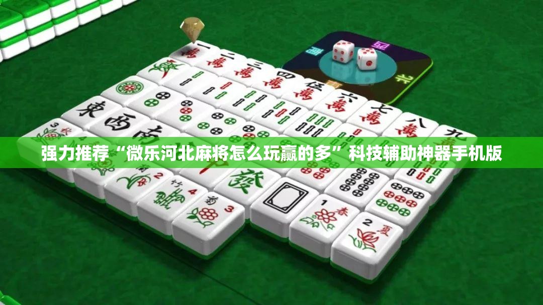 强力推荐“微乐河北麻将怎么玩赢的多”科技辅助神器手机版