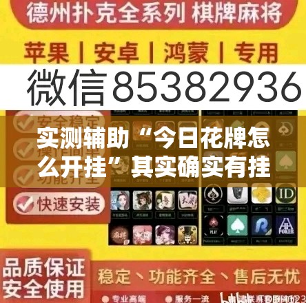 实测辅助“今日花牌怎么开挂”其实确实有挂