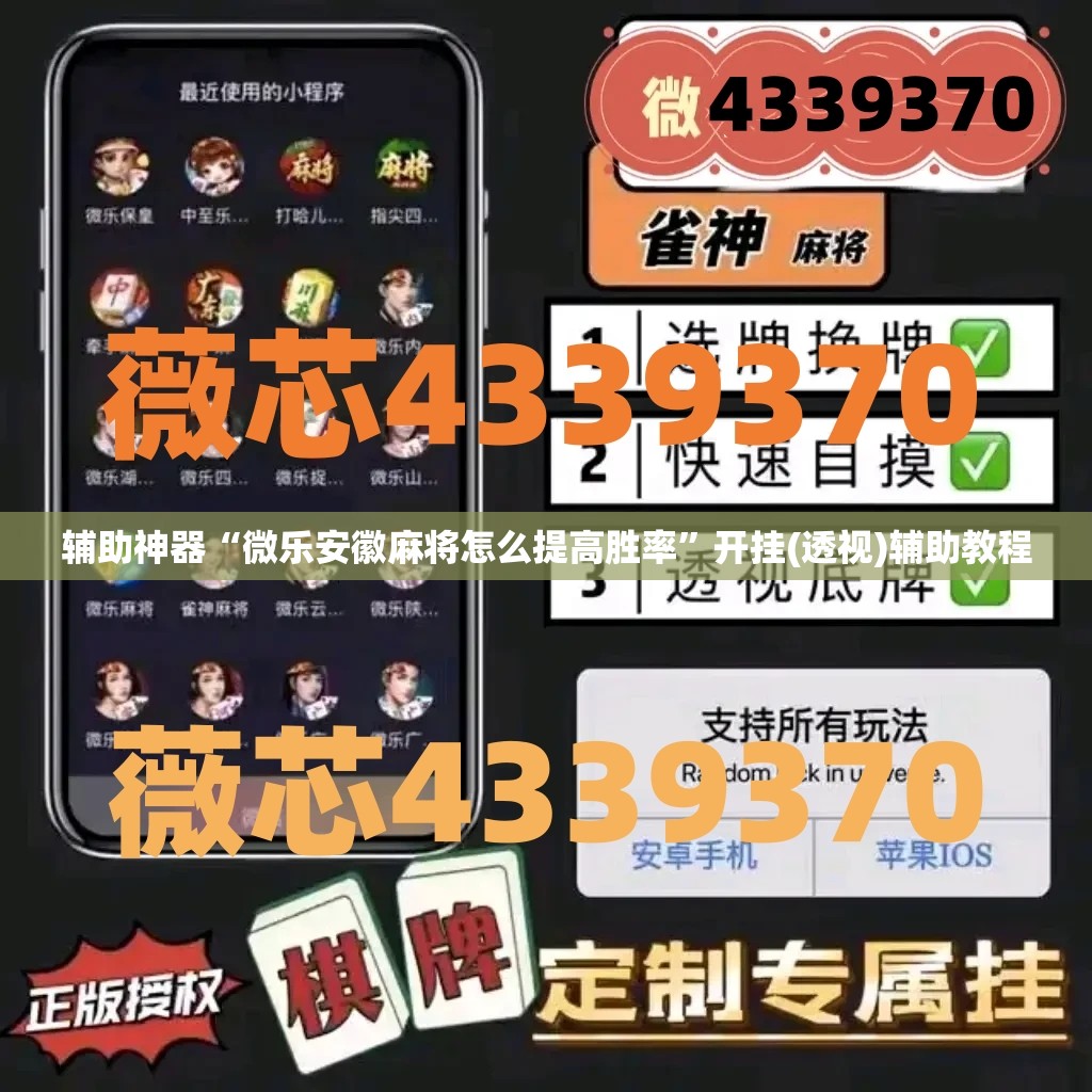 辅助神器“微乐安徽麻将怎么提高胜率”开挂(透视)辅助教程