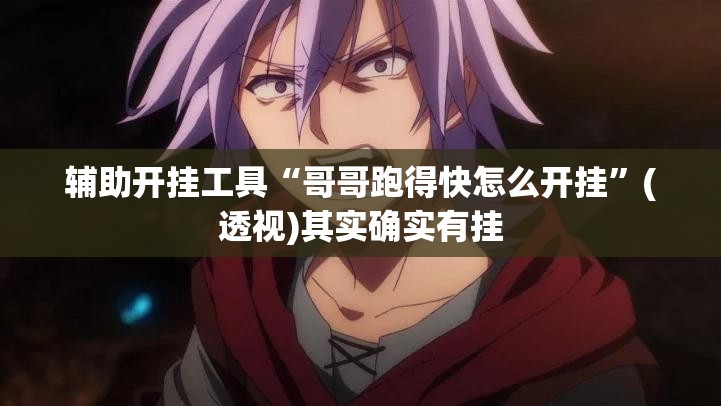 辅助开挂工具“哥哥跑得快怎么开挂	”(透视)其实确实有挂