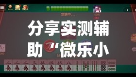 分享实测辅助“微乐小程序麻将万能开挂器通用版”(透视)其实确实有挂