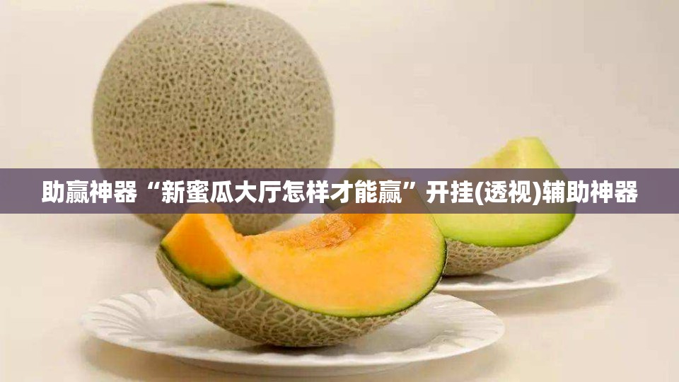 助赢神器“新蜜瓜大厅怎样才能赢”开挂(透视)辅助神器