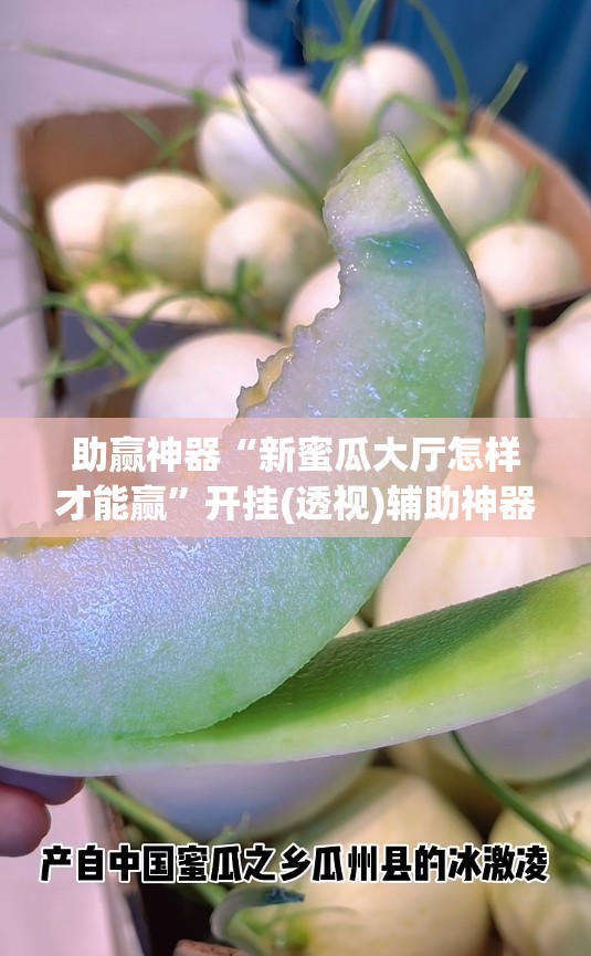 助赢神器“新蜜瓜大厅怎样才能赢	”开挂(透视)辅助神器