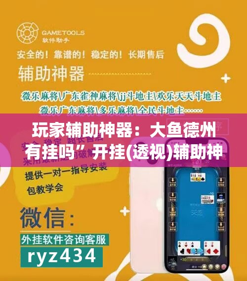 玩家辅助神器：大鱼德州有挂吗”开挂(透视)辅助神器