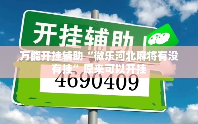 万能开挂辅助“微乐河北麻将有没有挂”原来可以开挂