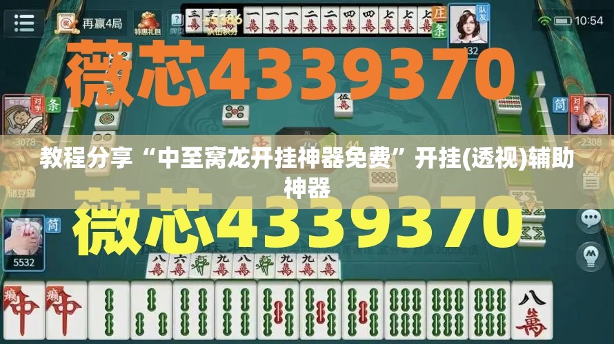 教程分享“中至窝龙开挂神器免费	”开挂(透视)辅助神器
