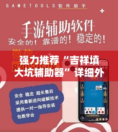 强力推荐“吉祥填大坑辅助器”详细外挂透视辅助软件教程