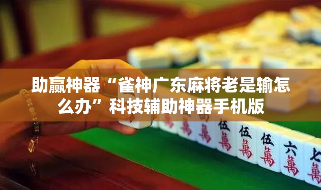 助赢神器“雀神广东麻将老是输怎么办”科技辅助神器手机版