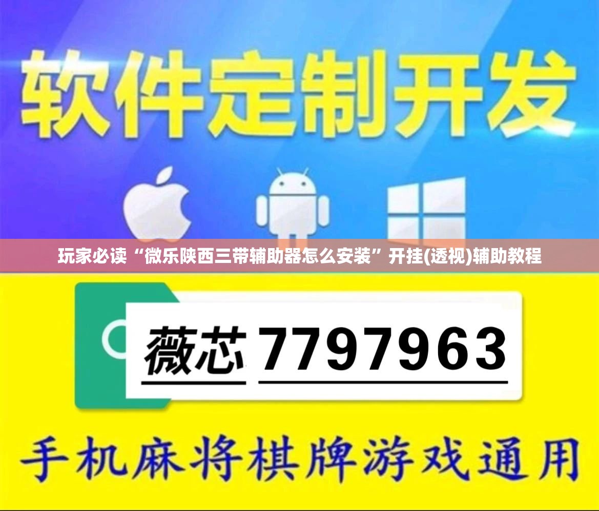 玩家必读“微乐陕西三带辅助器怎么安装	”开挂(透视)辅助教程