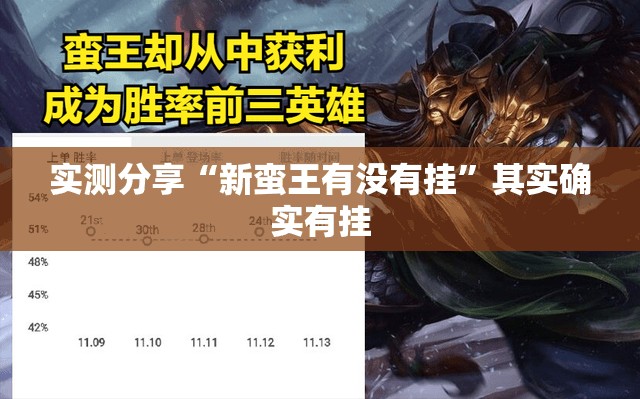 实测分享“新蛮王有没有挂	”其实确实有挂
