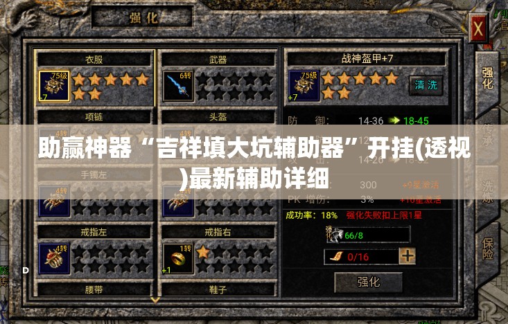 助赢神器“吉祥填大坑辅助器	”开挂(透视)最新辅助详细
