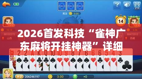 2026首发科技“雀神广东麻将开挂神器”详细分享装挂步骤