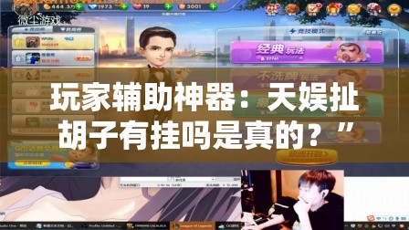 玩家辅助神器：天娱扯胡子有挂吗是真的？”原来可以开挂