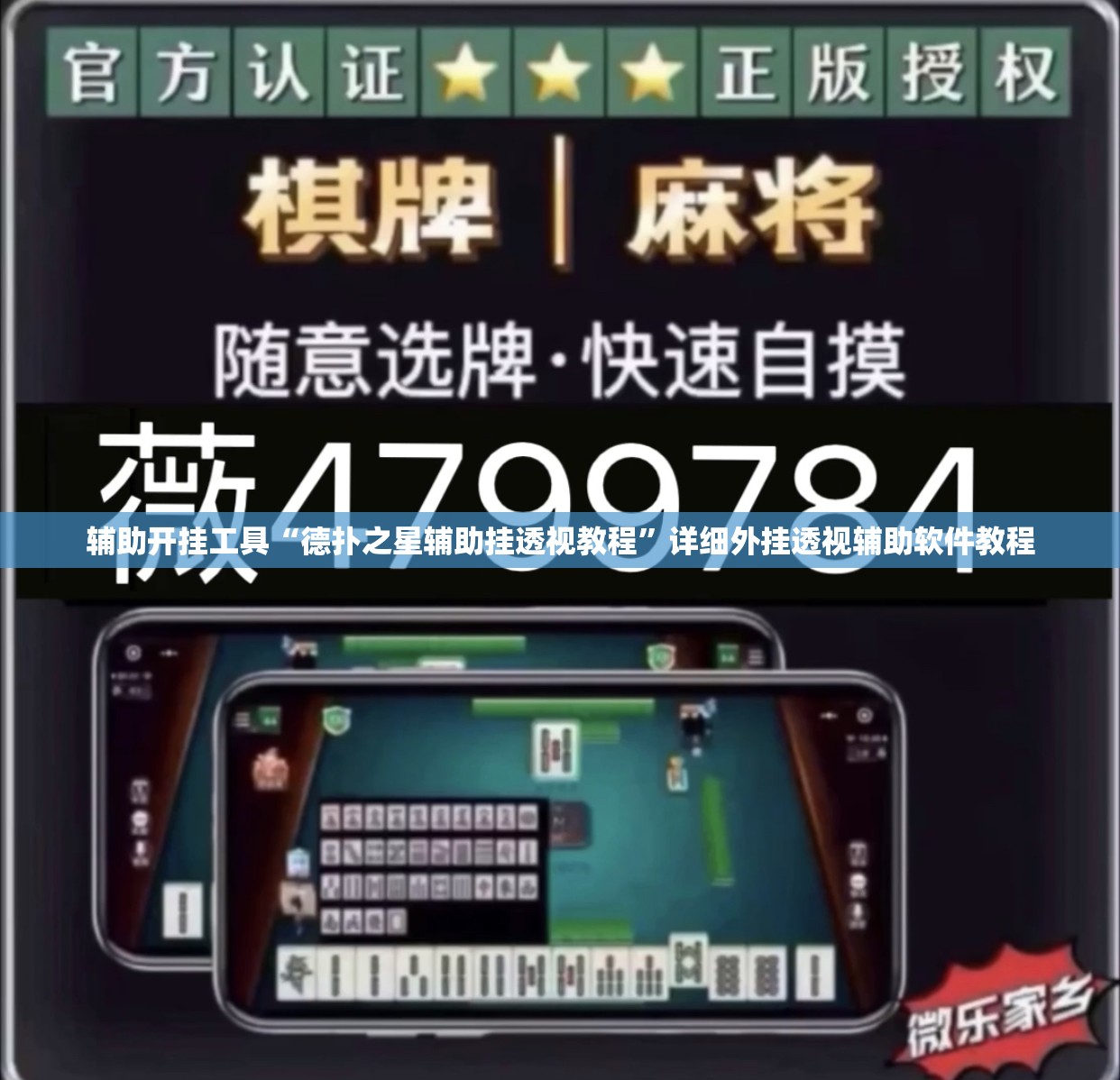 辅助开挂工具“德扑之星辅助挂透视教程”详细外挂透视辅助软件教程