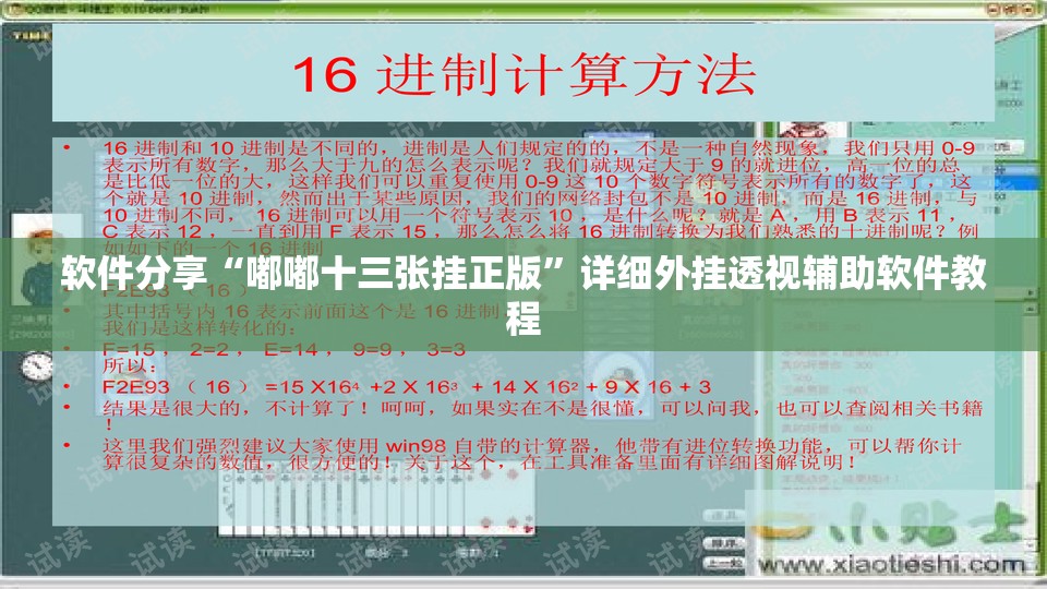 软件分享“嘟嘟十三张挂正版”详细外挂透视辅助软件教程
